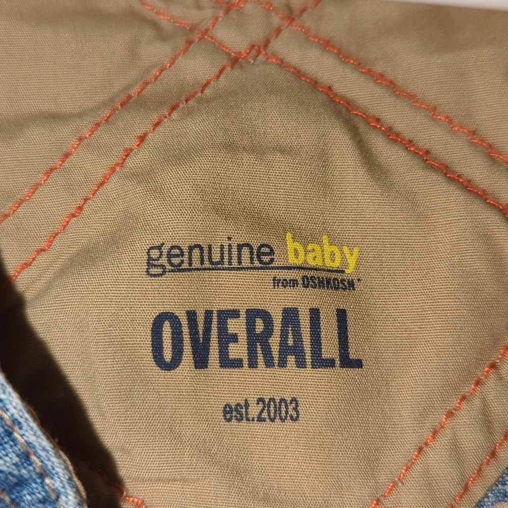 ❤️5/$25 Osh Kosh Genuine Baby Overalls